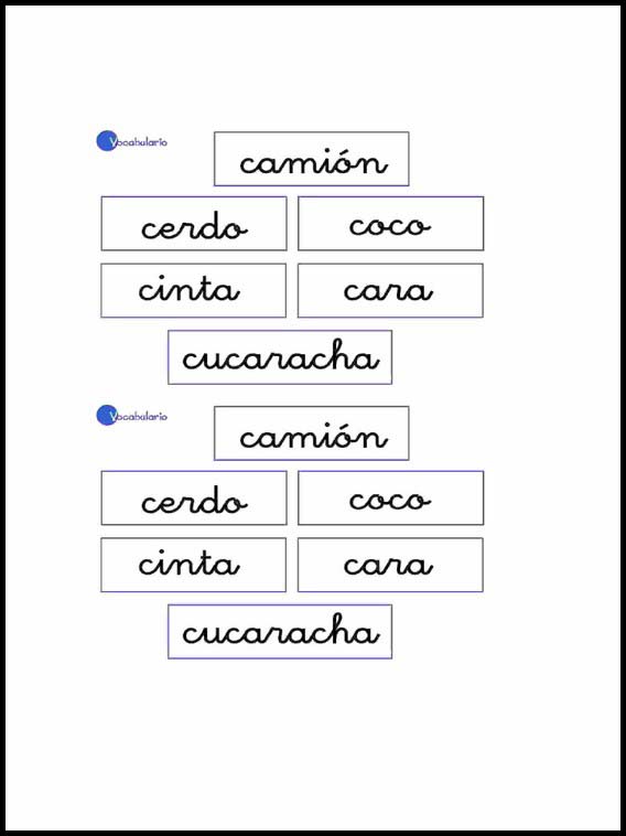 Woordenschat om Spaans te leren 3